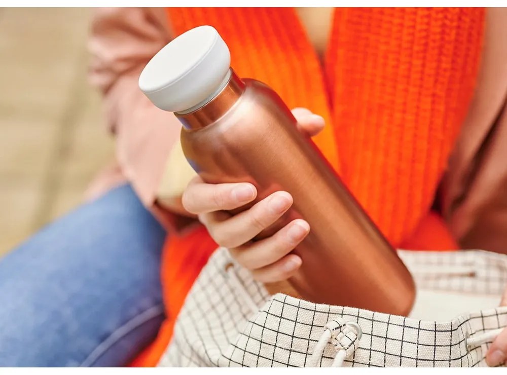 Sticlă gri închis din oțel inoxidabil 500 ml Titanium – Mepal