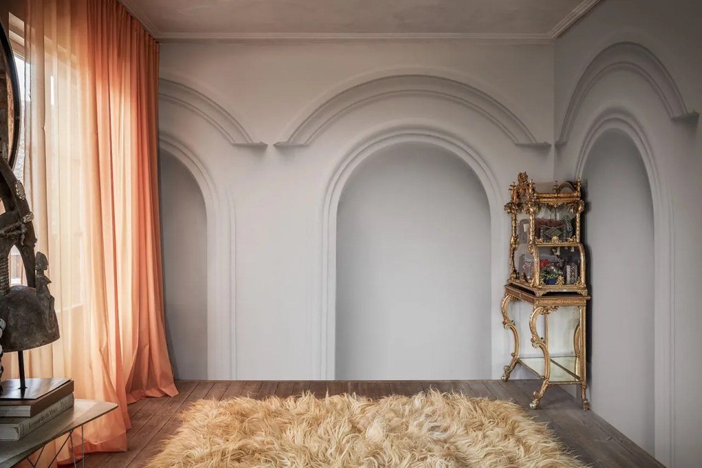Fototapet, Forest Vaults, White, Rebel Walls