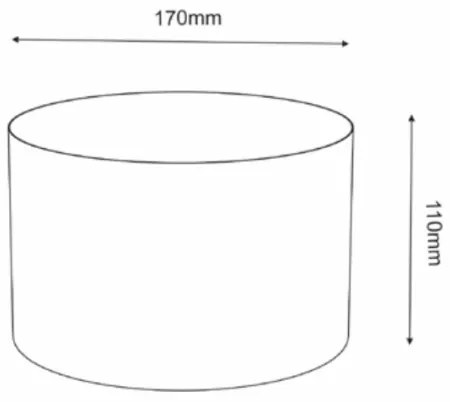 Ghiveci 11x17 cm auriu