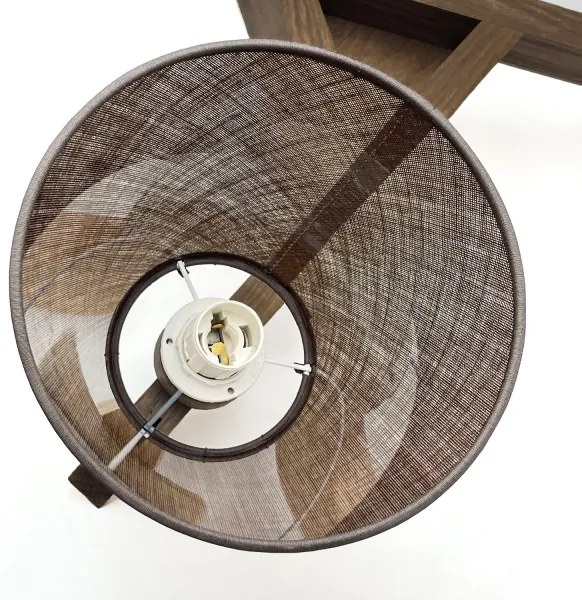 Lustră LED aplicată Brilagi ANTHONY 3xE14/40W/230V stejar nuc