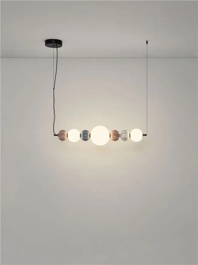 Lustra LED cu ceramica multicolora DAZZ