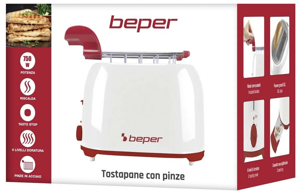 Cuptor toaster Beper P101TOS100