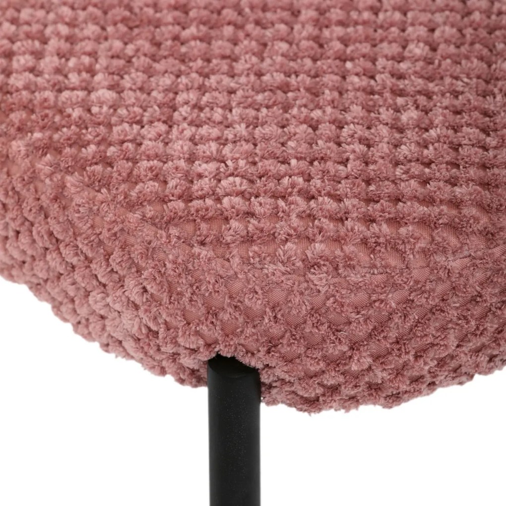 Set de scaune de sufragerie Bouclé CT-W1077 PINK2,4 buc