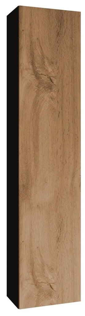 Dulap de perete înalt Zylia 180 (Negru + wotan). Promo -17%. 1053750