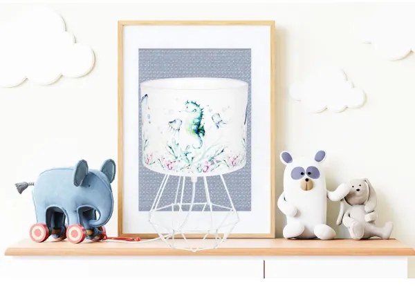 Veioză pentru copii OCEAN 1xE27/60W/230V