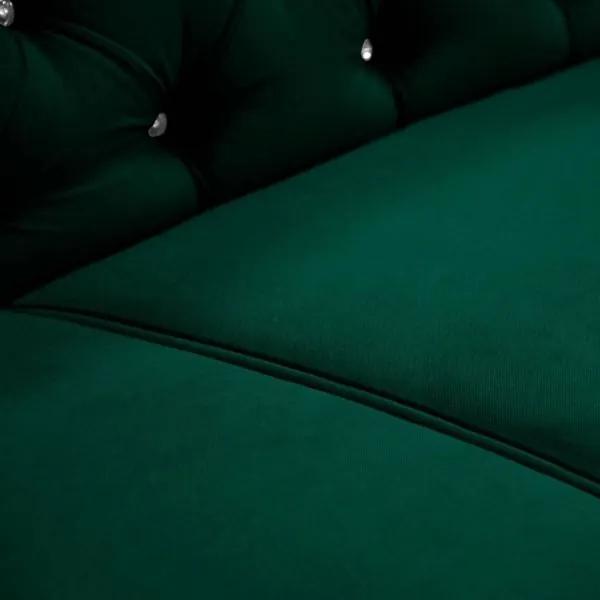 Coltar extensibil dreapta verde inchis Versace