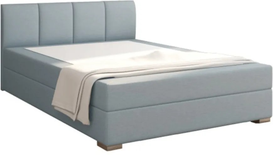 Pat boxspring 120x200, mentă, RIANA KOMFORT