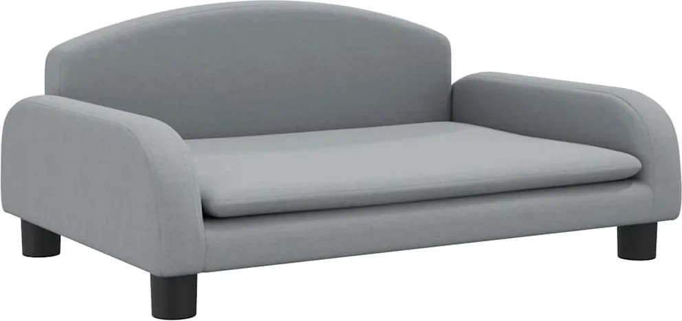 vidaXL Canapea pentru copii, gri, 70x45x30 cm, material textil