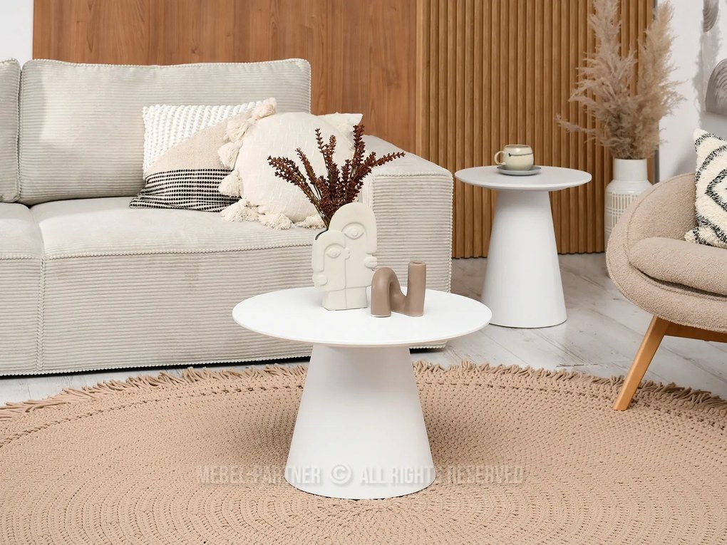 Măsuță de cafea Otava 60 (alb). Promo -25%. 1111674