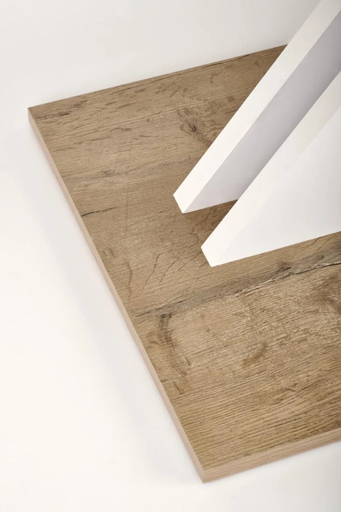 Masa extensibila Xarelto L130-175 cm stejar lancelot/alb