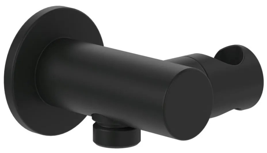 Villeroy & Boch TVC000462000K5 - Suport pentru duș cu racord, negru mat