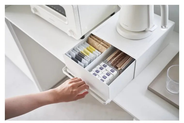 Cutie pentru ceai albă Tower – YAMAZAKI