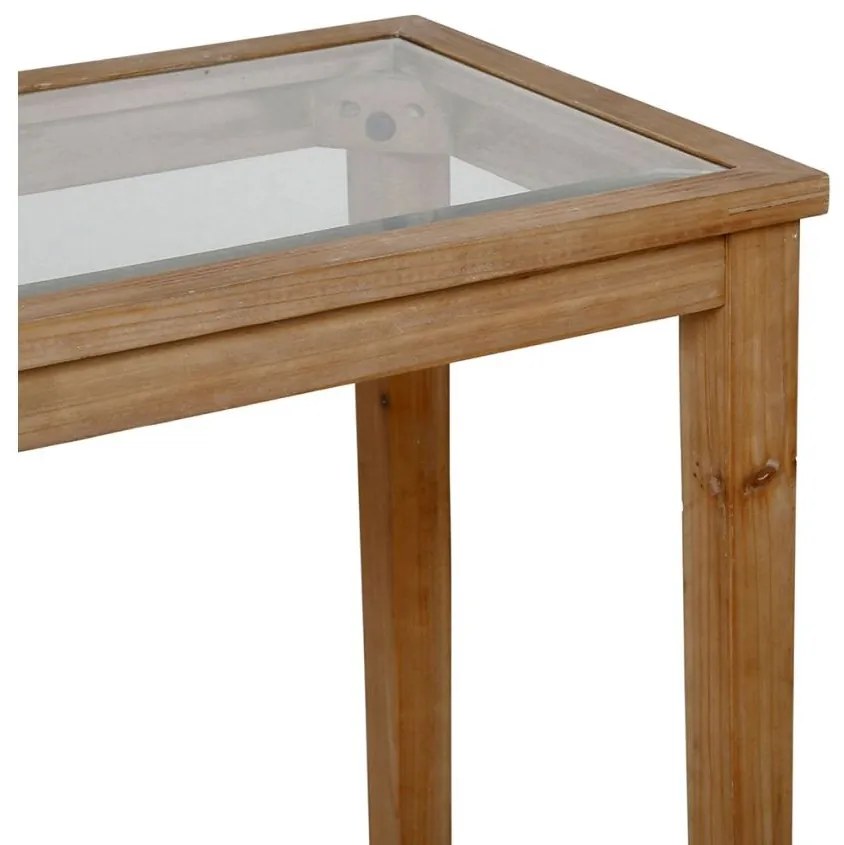 Consola din lemn de pin, aspect rustic, Firmin