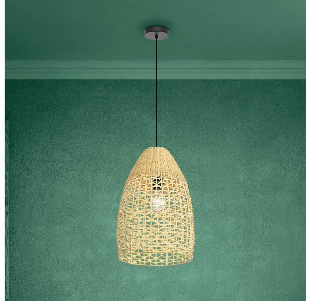 Lustră pe cablu Eglo 390237 SAMBUCONA 1xE27/40W/230V d. 35 cm auriu