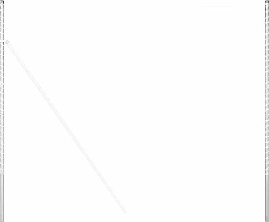 vidaXL Stâlp de gard. 2 pcs Argintiu Oțel vopsit în pulbere