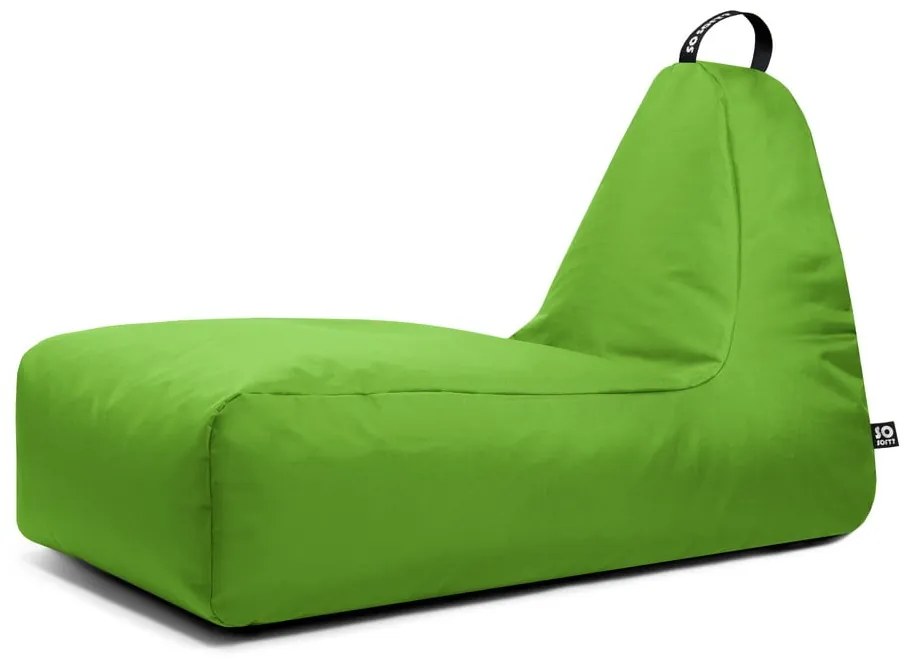 Fotoliu bean bag verde Chill XXL – So Soft?