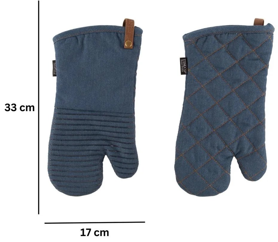 Mănuși de bucătărie 2 buc. Indigo – Tiseco Home Studio