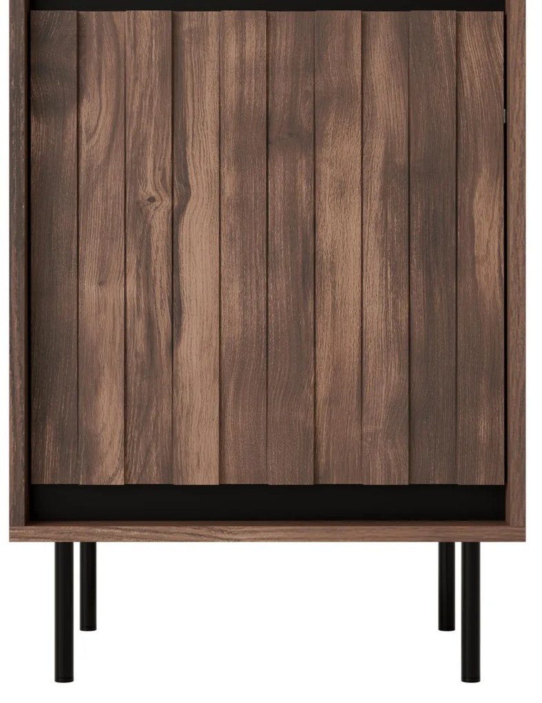Vitrina Swing W-1 nuc/negru
