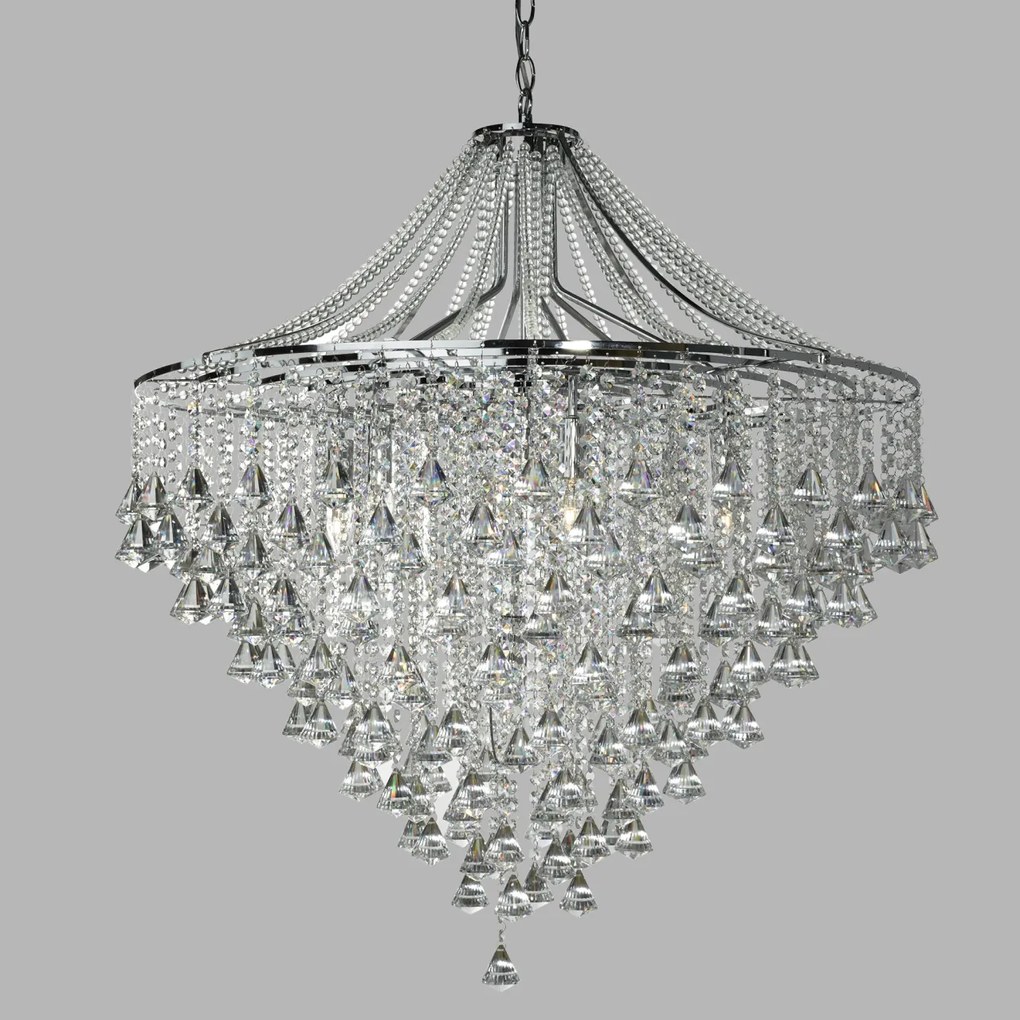 Lustra cristal casa scarii design LUX Dorchester 7L 3497-7CC SRT