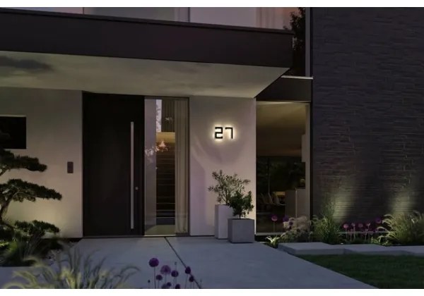 Paulmann 79842 - LED 0,2W IP44 Număr casă solar 1,2V