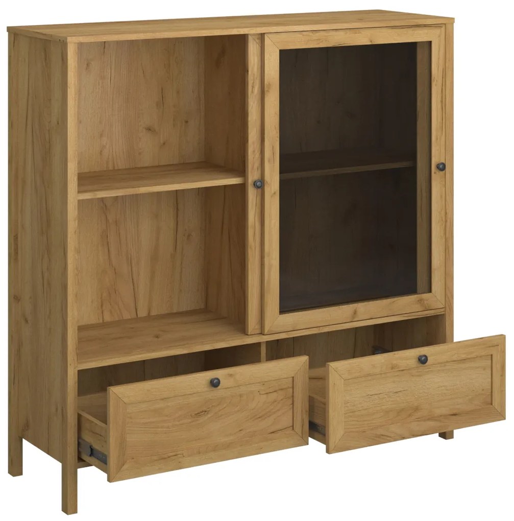 Vitrină Keira 2W2S (Stejar craft auriu). 1052995