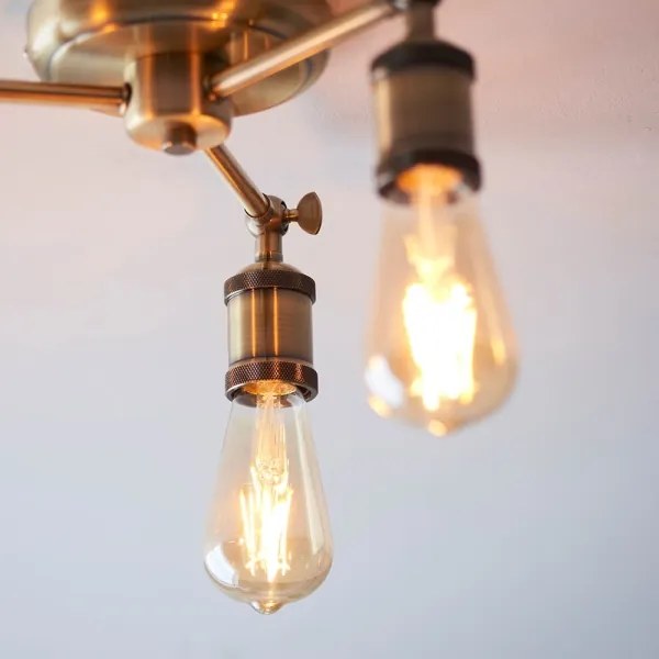 Spot Endon 97243 HAL 3xE27/10W/230V alamă