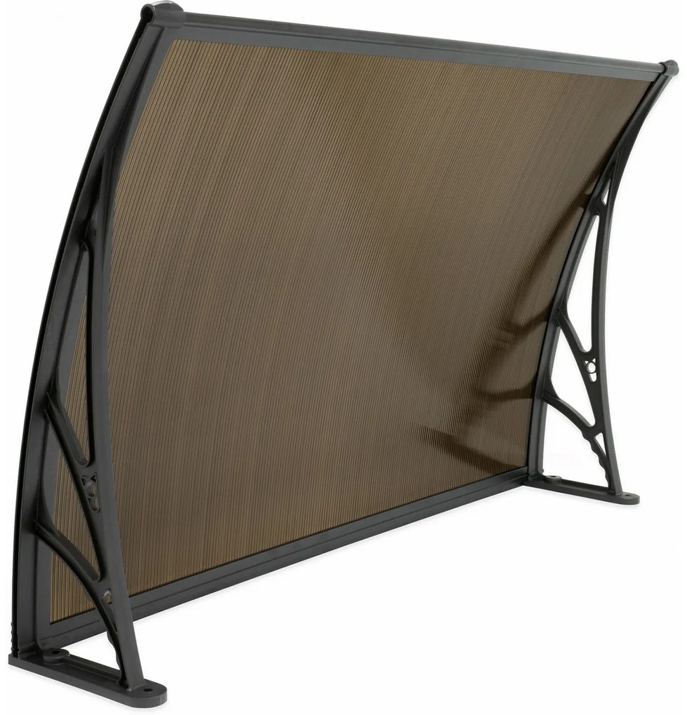 Copertină pentru ușă Aldotrade 120 x 80 cmLagrada, maro