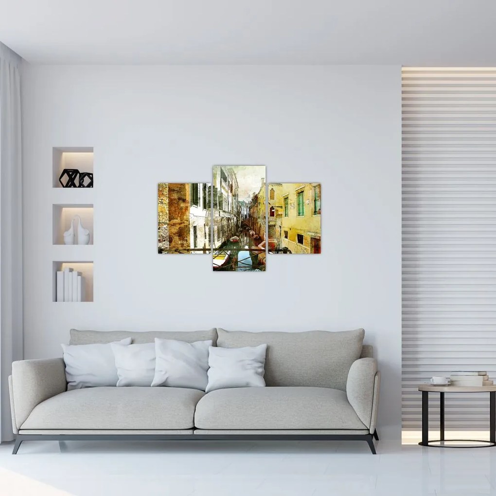 Tablou - Strada din Veneția (90x60 cm)