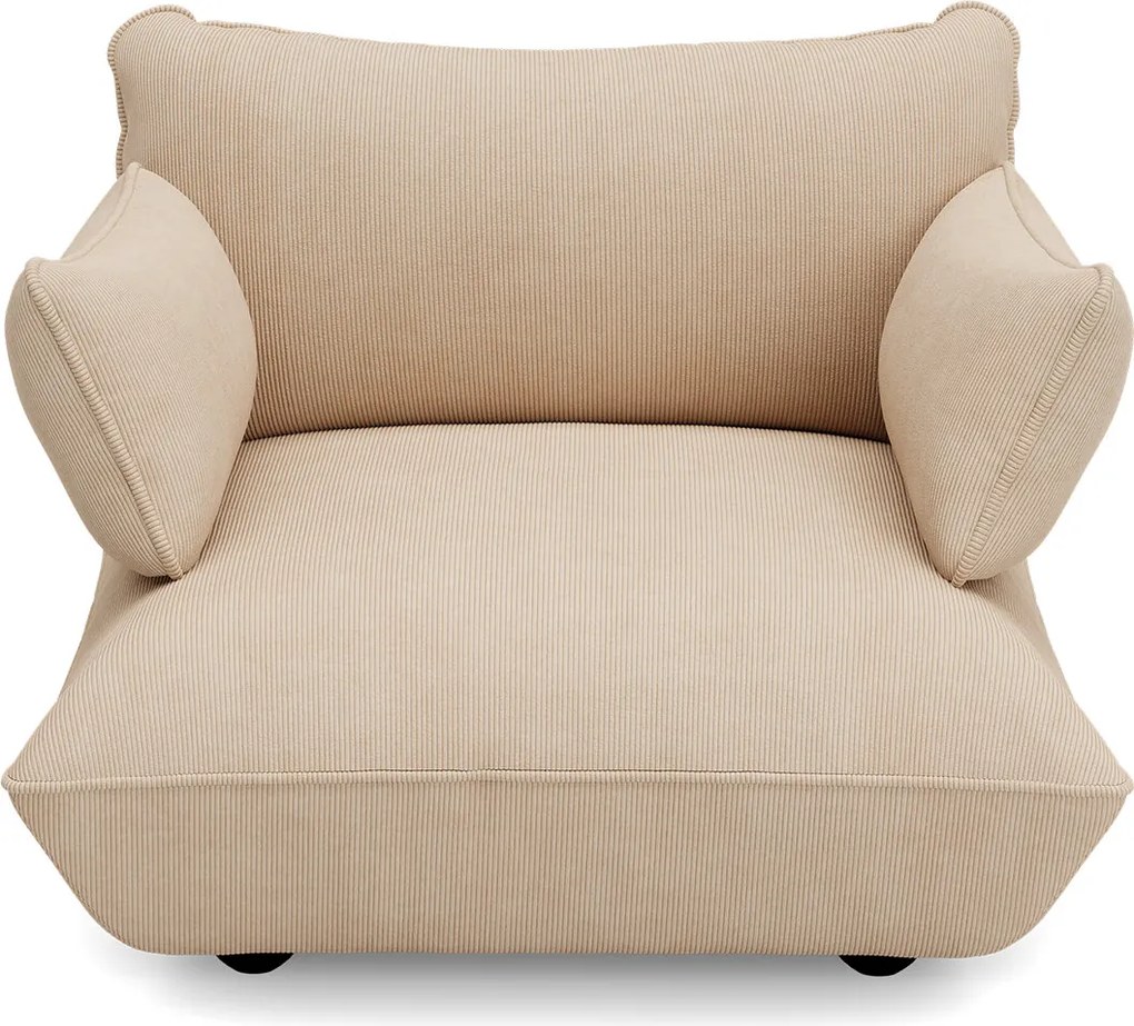 Canapea modulară Sumo Loveseat din catifea reiată, culori multiple - Fatboy Culoare: bej