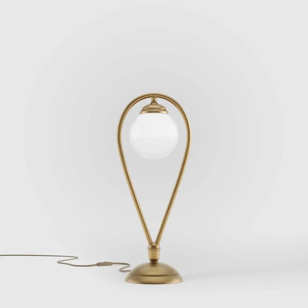 Veioza, Lampa de masa din alama in forma de lacrima Iside