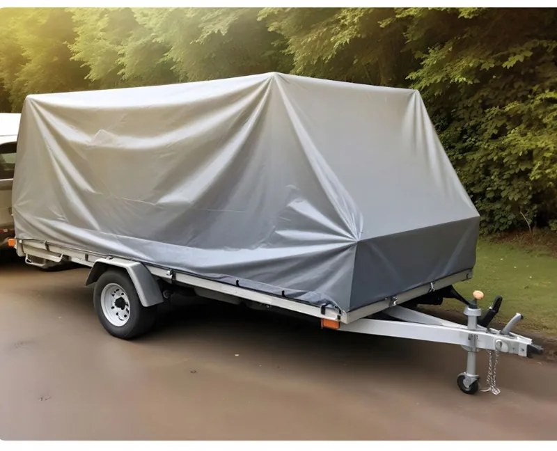 Prelată rezistentă la îngheţ, maro-argintie 10m x 15m