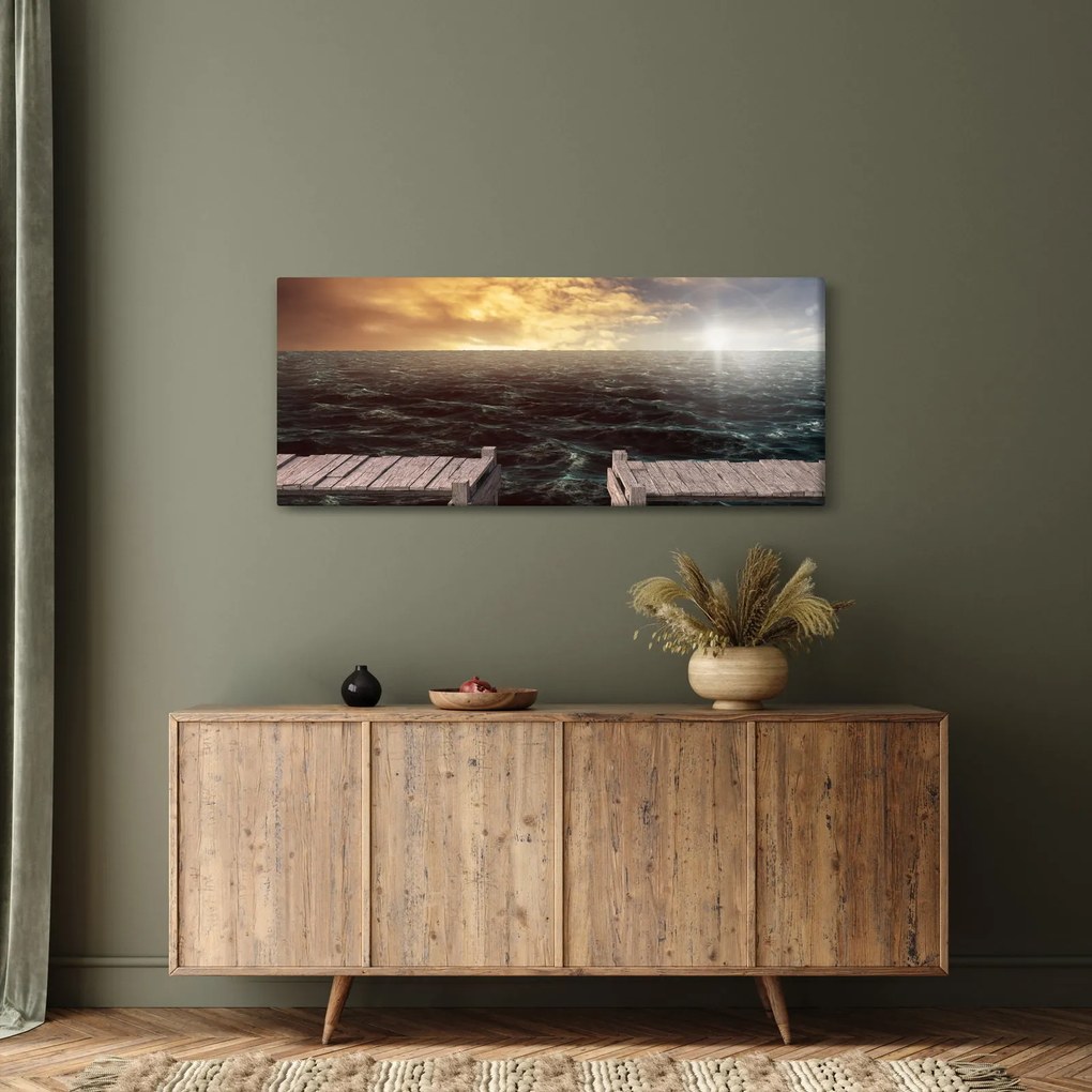 Tablou cu marea (120x50 cm)