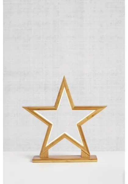 Decorațiune LED de Crăciun Markslöjd 704993 BOBO LED/2,6W/230V bambus