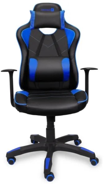 Scaun pentru jocuri video CONNECT IT CGC-0700-BL LeMans Pro negru/albastru