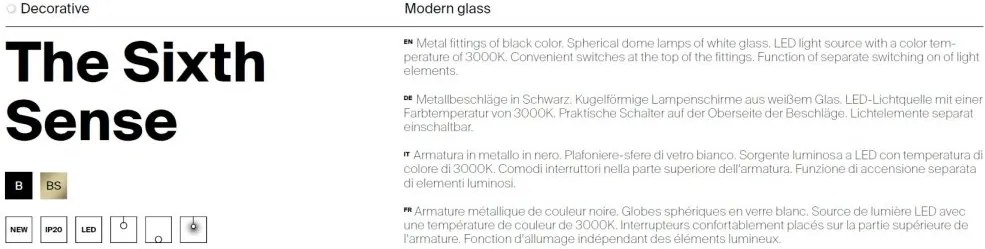 Lampadar LED design modern decorativ The Sixth Sense