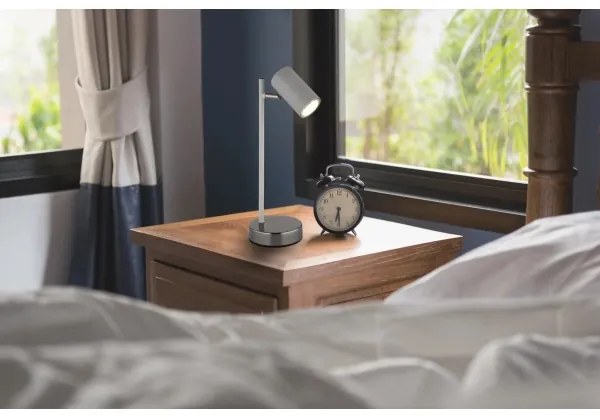 Lampă de masă Globo 57911TS ROBBY 1xGU10/5W/230V gri/antracit