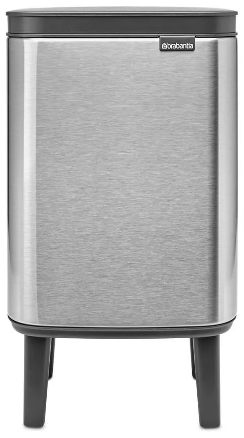 Coș de gunoi argintiu mat din oțel 4 l Bo Hi – Brabantia