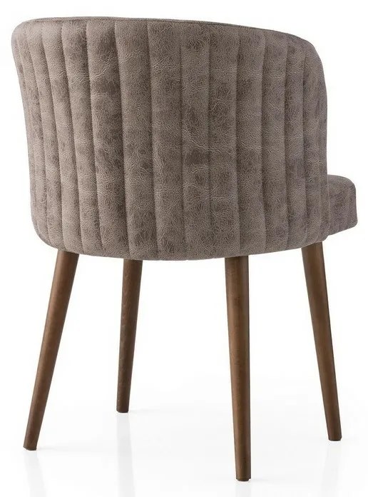 Set de scaune de sufragerie Zen Mink and Black, 4buc.