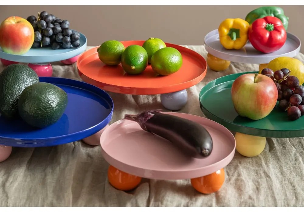 Tavă decorativă din metal ø 20 cm Double Funky – PT LIVING