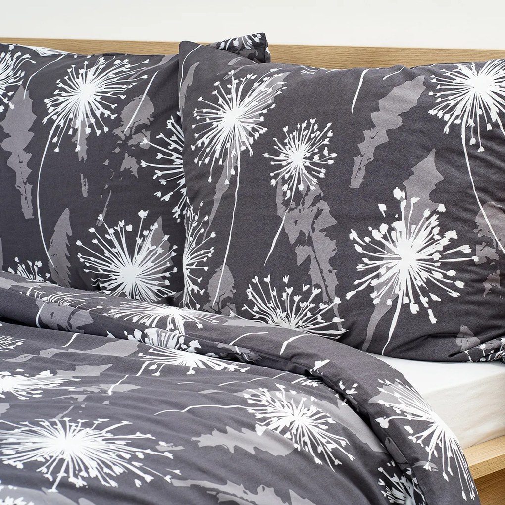 Lenjerie de pat din bumbac 4Home MidnightDandelions , 140 x 220 cm, 70 x 90 cm, 140 x 220 cm, 70 x 90 cm