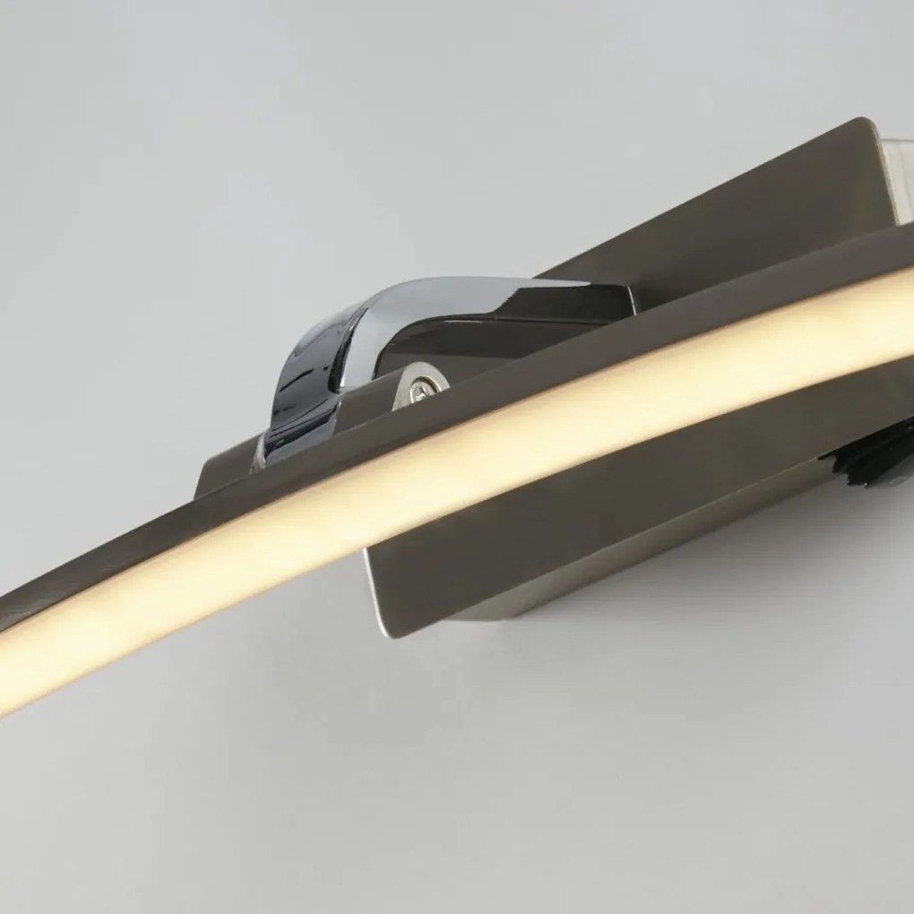 Aplica de perete LED pentru oglinda sau tablou Santorini argintiu, L-50cm