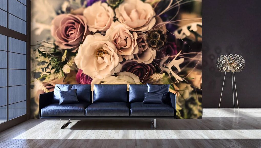 Fototapet - Flori (254x184 cm)