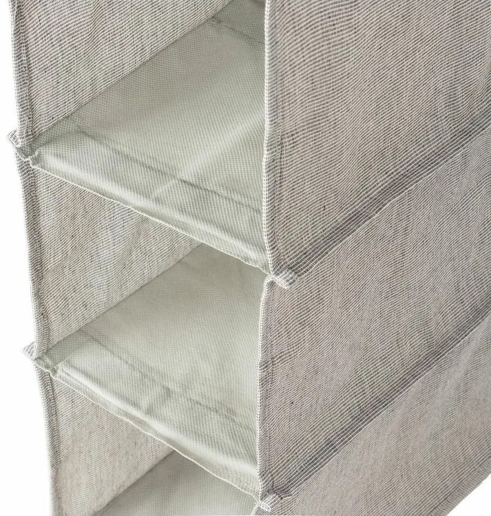 Organizator de haine agatat 30 x 18 x 94 cm, gri