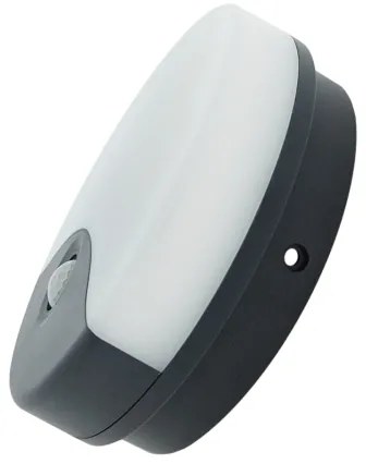 Aplica LED de exterior cu senzor de mișcare, 18W, 230V, IP44, antracit