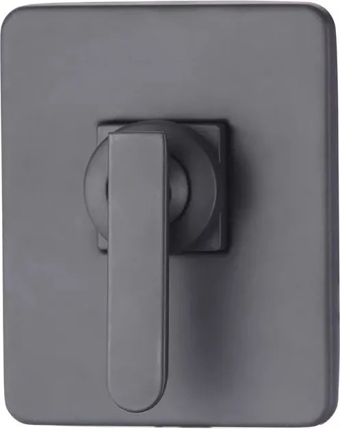 Baterie dus incastrata Inter Ceramic negru mat cu corp ingropat
