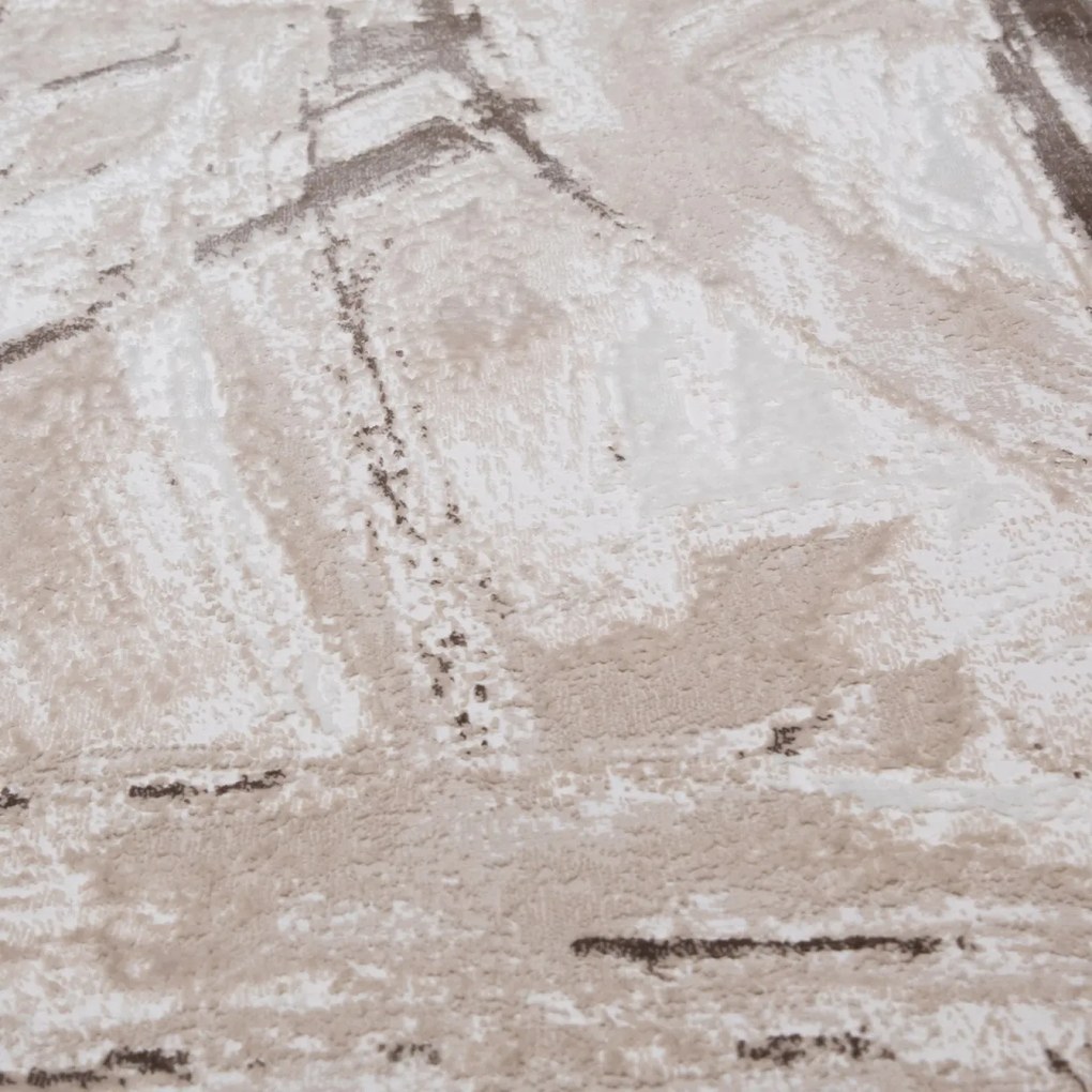 Covor Modern Living , Dormitor Dreptunghiular Eliza 0931A Bej (Alege dimensiunea: 100 x 200)