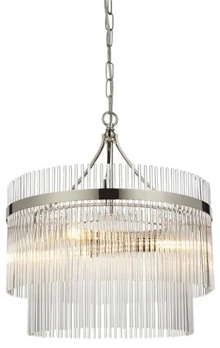 Endon 104113 - Lustră suspendată pe lanț MARIETTA, 3xE14/7W/230V, crom lucios