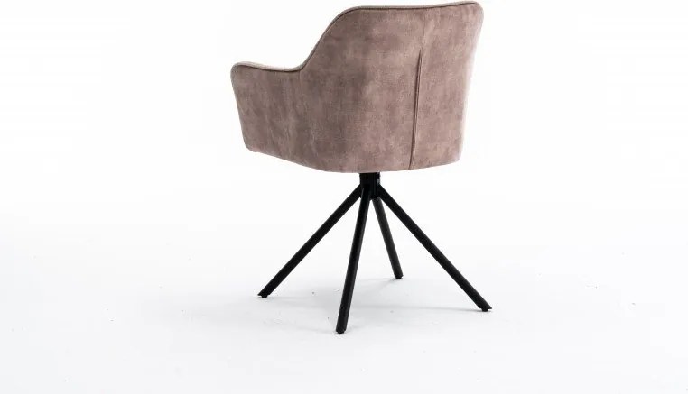 Set de 2 scaune pivotante Verona, sampanie