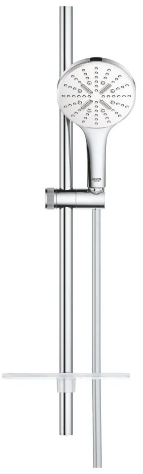 Set para de dus 130, 3 jeturi, bara si furtun de 60 cm, moonwhite