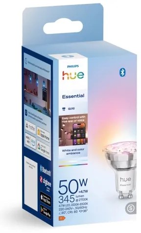 Bec LED dimabil Philips Hue WACA GU10/4,7W/230V 2200-6500K